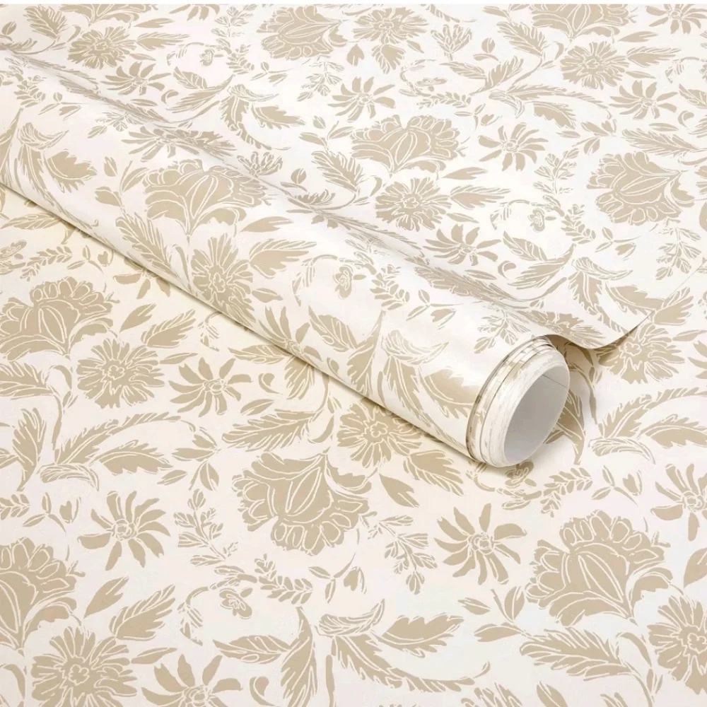 Threshold designed with Studio McGee - Floral Striped Wallpaper Pearl